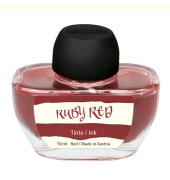 Tintenglas Colour rubinrot