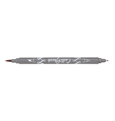 Faserschreiber Calli Brush braun