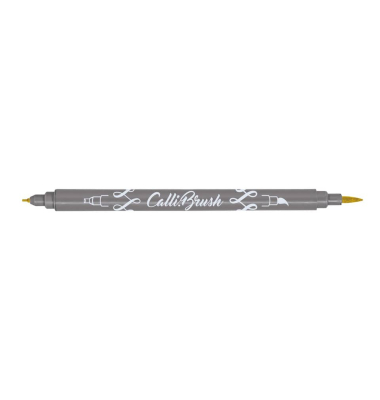 Faserschreiber Calli Brush gold metallic