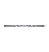 Faserschreiber Calli Brush silver metall