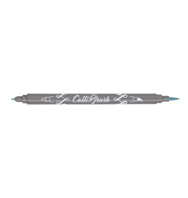 Faserschreiber Calli Brush blue metallic