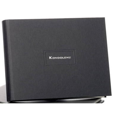 Kondolenzbuch  schwarz