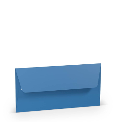 Briefumschlag DL stahlblau