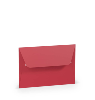 Briefumschlag C6 rot