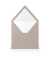 Briefumschlag Paperado taupe