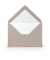 Briefumschlag Paperado taupe