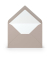 Briefumschlag Paperado taupe
