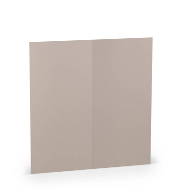 Briefkarten 1103069049 Din lang Hoch doppelt 220g planliegend taupe