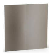 Briefkarten 164069411 Din lang 100mm x 210mm (BxH) 220g planoliegend Taupe metallic