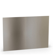 Briefkarten 164071411 220g planliegend taupe metallic