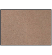 Briefkarten 1103072062 DIN B6  Hoch doppelt 220g planliegend kraft
