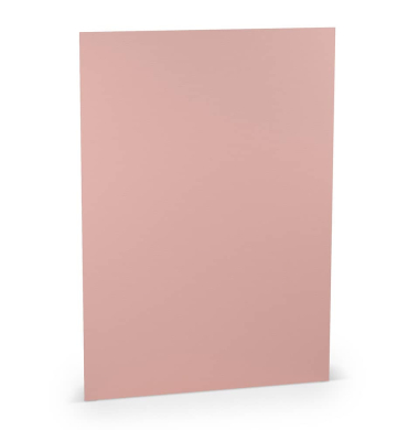 Briefkarten 16401263 220g rose Karton