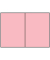 Briefkarten 1103072063 DIN B6  Hoch doppelt 220g planliegend rose