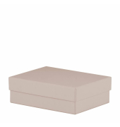 Aufbewahrungskarton Metallic taupe