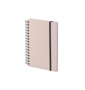 Notizbuch 1875452581, creme, blanko, 80 Blatt