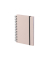 Notizbuch 1875452581, creme, blanko, 80 Blatt