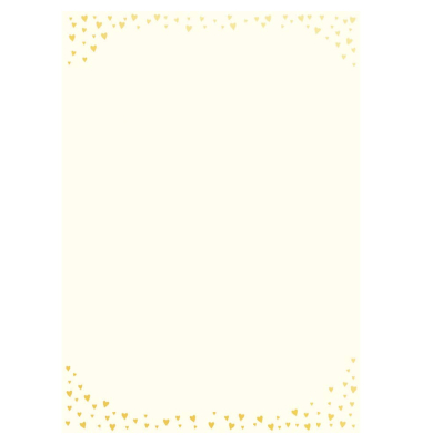 Design Papier Sweet heart ivory