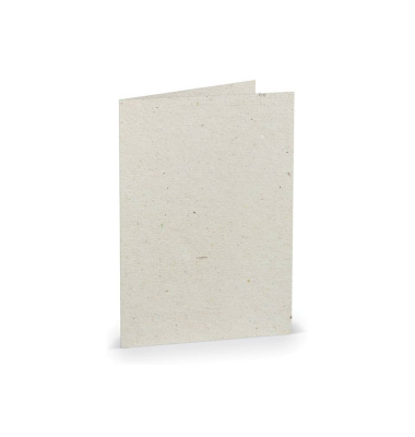 Briefkarten 164019623 DIN B6  Hoch doppelt terra vanilla