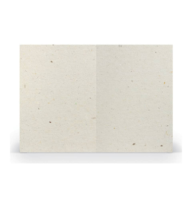 Briefkarten 1103072623 DIN B6  Hoch doppelt 220g planliegend terra vanilla