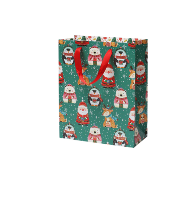 Geschenktasche 13668567000, Weihnachtsfreunde, 260mm x 320mm