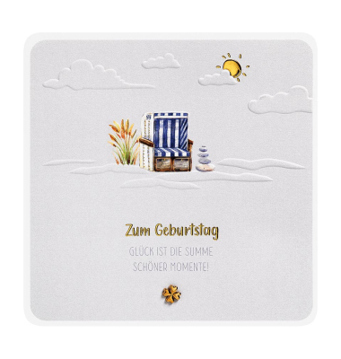 Geburtstagskarten 7852005-2 150mm x 150mm (BxH) bunt