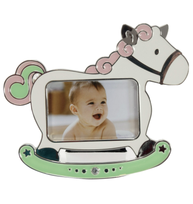 Fotorahmen Baby Pferd rosa