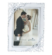 Bilderrahmen Hochzeit wei&szlig;