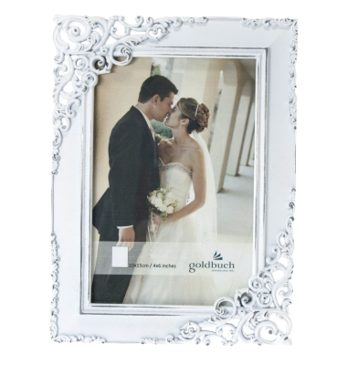 Bilderrahmen Hochzeit wei&szlig;