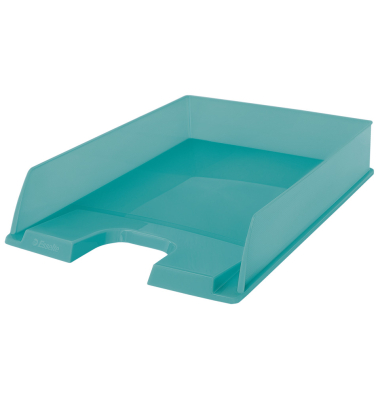 Briefablage 626274, blau/transparent, Polystyrol