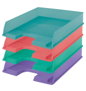 Briefablage 626275, gr&uuml;n/transparent, Polystyrol