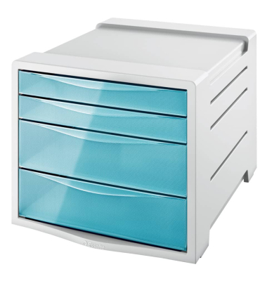 Schubladenbox Colour'Ice h.graublau