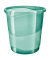 Papierkorb 626290, 14 Liter, rund, gr&uuml;n/transparent