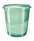 Papierkorb 626290, 14 Liter, rund, gr&uuml;n/transparent