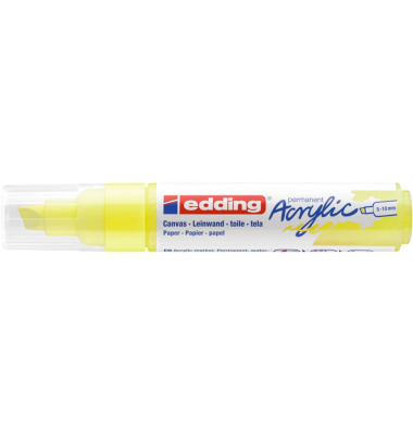 Acrylmarker 5-10mm neongelb