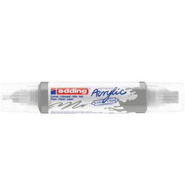 Acrylmarker 3D silber