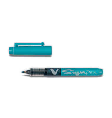 Faserschreiber V-Sign-Pen hellblau