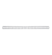 Drahtbinder&uuml;cken RG810797, 3:1, 34 Ringe auf A4, silber, 11mm