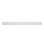 Drahtbinder&uuml;cken RG810897, 3:1, 34 Ringe auf A4, silber, 12,5mm