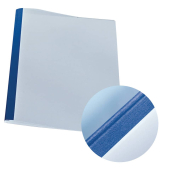 Thermomappe Leinen A4 blau