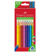 Farbstiftetui 20St dreikant Jumbo