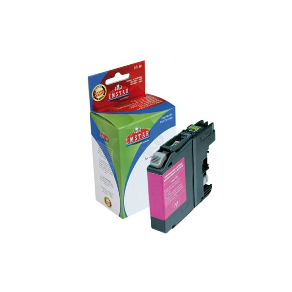 Emstar Druckerpatrone B70 (kompatibel zu brother LC-123M), magenta, ca. 1200 Seiten 9004987127713 Emstar