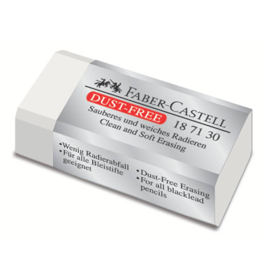 Radierer DUST-FREE  wei&szlig;