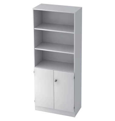 Fl&uuml;gelt&uuml;renschrank 5OH Solid wei&szlig;