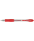 Gelschreiber G-2, 2615002, transparent rot (Schreibfarbe: rot), 0,3mm, Druckmechanik, nachf&uuml;llbar