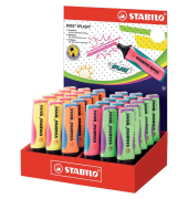 Textmarker 75/30-1, Display (30 #), farbig sortiert, 2-5mm Keilspitze