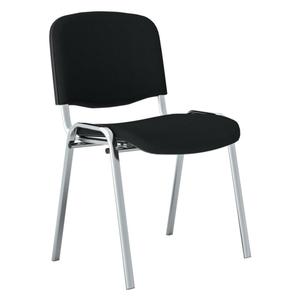 Nowy Styl Besucherstuhl , schwarz / chrom, 4-Fuß-Gestell  Nowy Styl