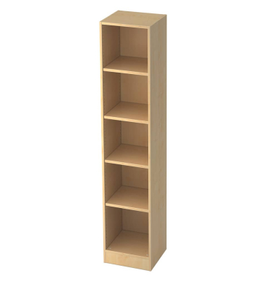 Regal 5OH schmal ahorn