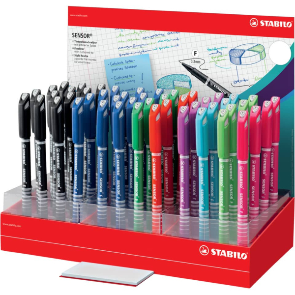 48 Stück Stabilo Fineliner Sensor sortiert  Stabilo