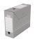 Archivbox Tric 100552039, A4, grau/wei&szlig;, Wellpappe