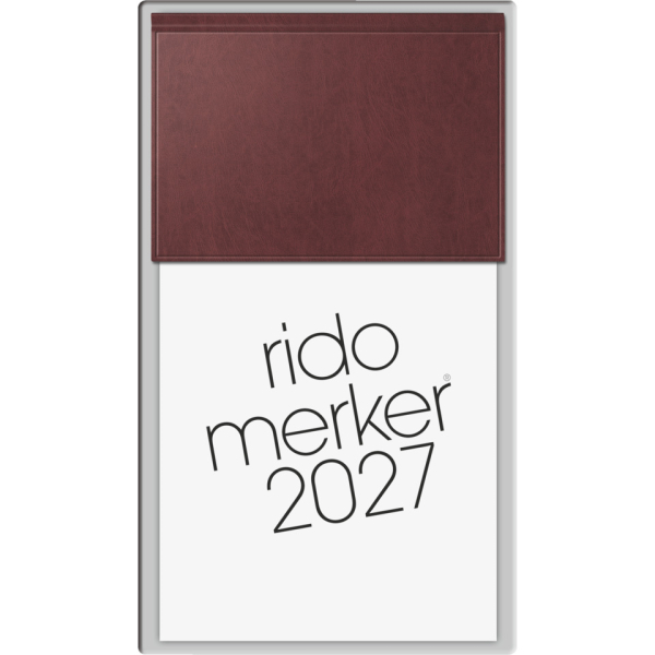 Rido Tagesblock 70-35 003 277, Merker, 1 Tag / 1 Seite, 10,8x20,1cm (HxB), 2027 4003273795419 Rido
